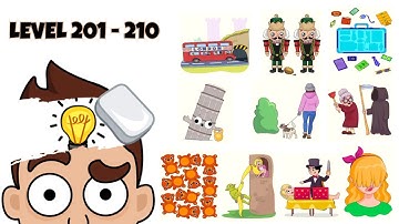 DOP 2: Delete One Part Game | Level 201 202 203 204 205 206 207 208 209 210 Walkthrough Gameplay