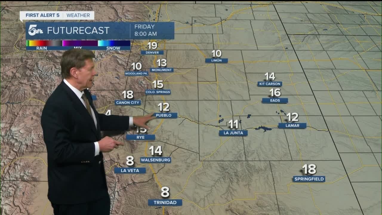Sunny and warmer on Friday in southern Colorado - YouTube