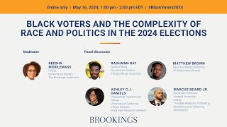 Black voters and the complexity of race and politics in the 2024 elections