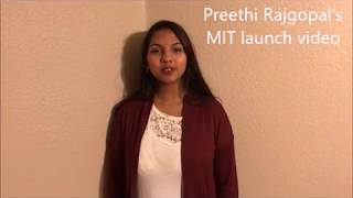 Preethi Rajgopal MIT Launch X 2017- Accepted application