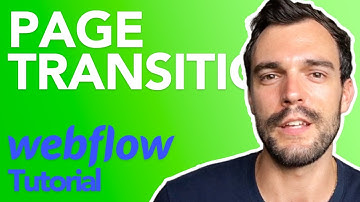 Building a PAGE TRANSITION in Webflow | Webflow Tutorial