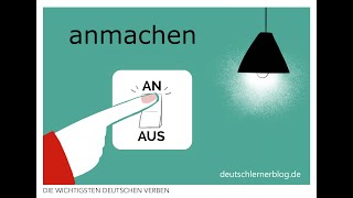 anmachen | Konjugation, Bedeutungen &amp; Beispiele | 200 deutsche Verben (004)