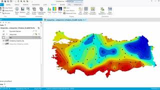 MapInfo Pro Advanced ile Sıcaklık Haritası Yapımı