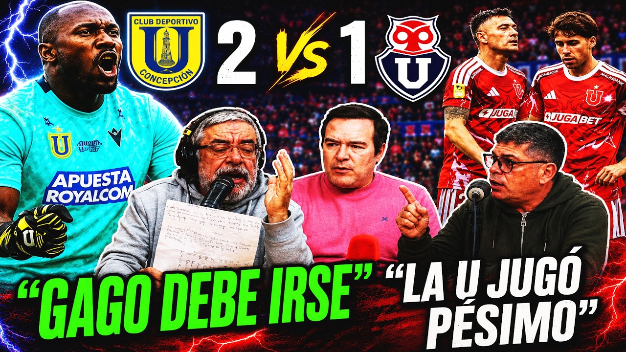 ¡FURIOSOS! LA MAGIA AZUL EXPLOTA TRAS NUEVA DERROTA DE LA U DE CHILE VS U DE CONCEPCIÓN 2-1 HOY