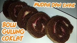 BOLU GULUNG COKLAT 3 TELUR || MUDAH DAN ENAK - Durasi: 5.32. 