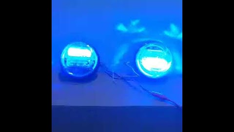 PART III,, Whelen PAR32 - LINZ6 Lighthead, 4" EXTD. SYNC SUPER LED Red/Blue, by blink&echo