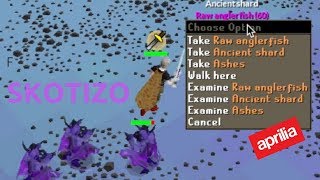 My first Skotizo kill (used Arclight) Zeah Catacombs [OSRS]
