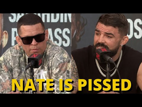 Nate Diaz vs Mike Perry - Final Press Conference Highlights