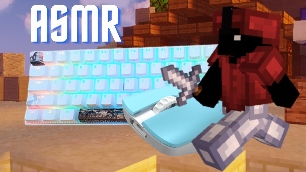 [240fps] with Model O Pro | Hypixel Bedwars ASMR