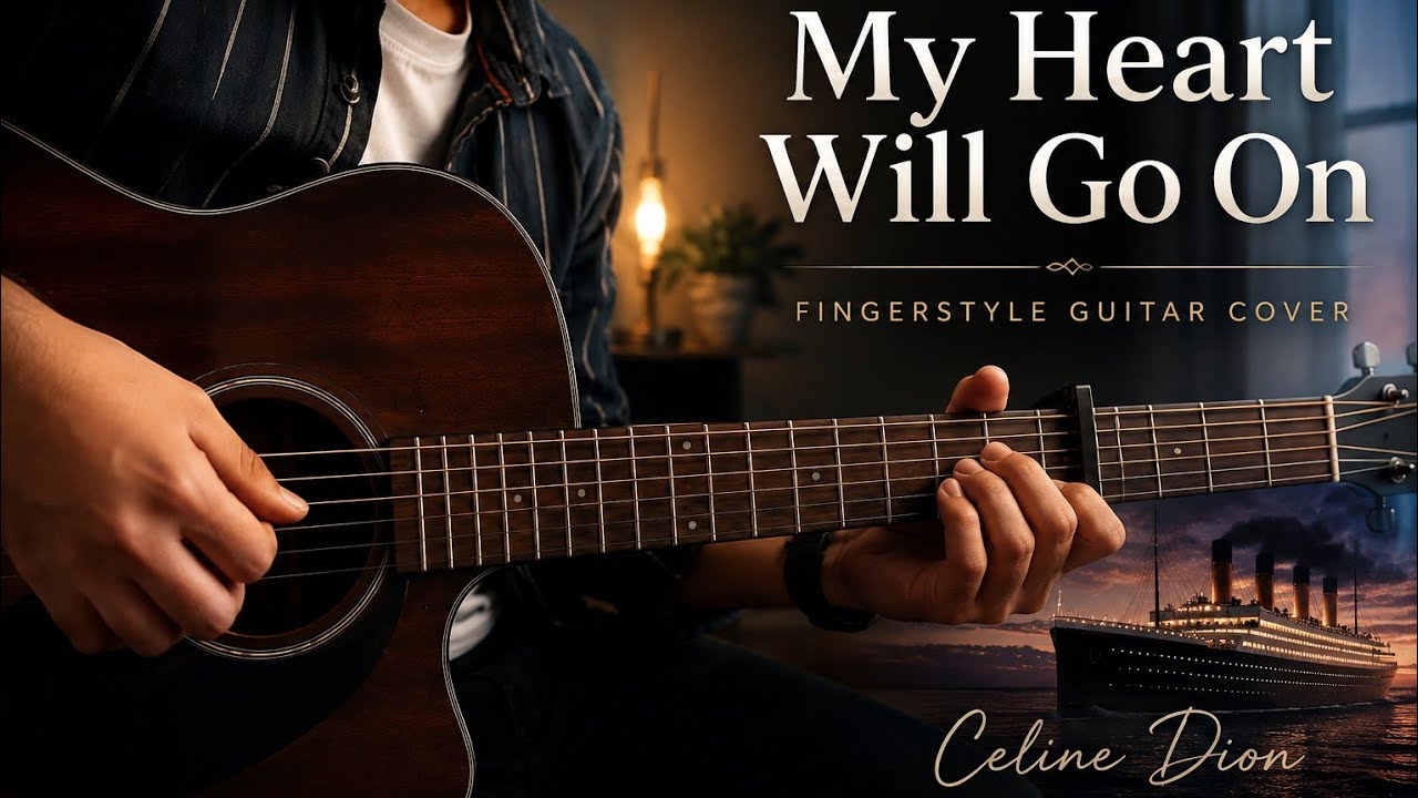 My Heart Will Go On - Celine Dion | Fingerstyle Guitar Cover 🎸