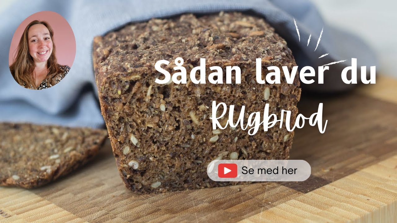 Mørkt rugbrød med kerner - *Gammel opskrift* - YouTube