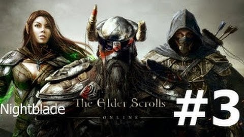 The Elder Scrolls Online Beta Gameplay Nightblade Part 3 (Let