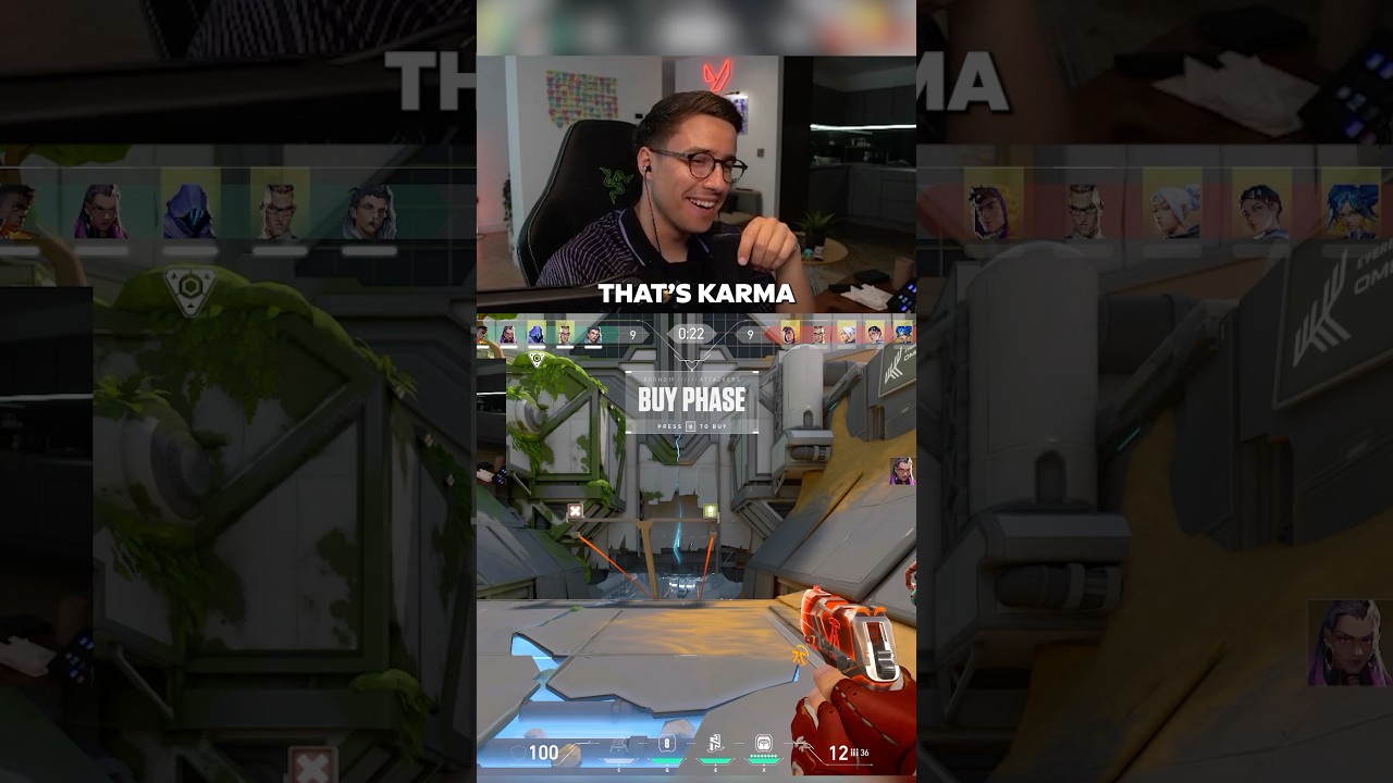 Instant Karma🥀😭 #valorant #valorantclips #gaming