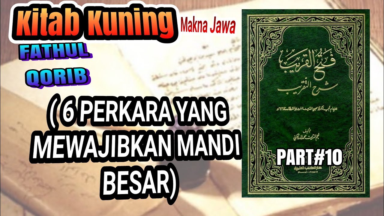 Perkara Yang Mewajibkan Mandi : Niat Mandi Wajib (Junub) Lengkap dengan