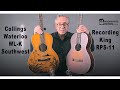 Collings waterloo wlk  versus recording king rps11