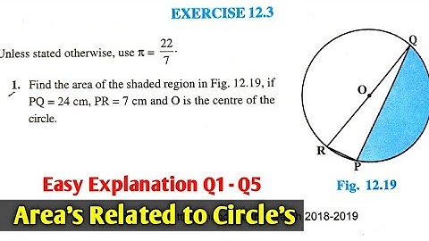 CBSE CLASS 10 EXERCISE 12.3 NCERT SOLUTION IN HINDI | PART 1 | AREA