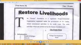 Microsoft Word Exam Paper தமிழில் | Paper ~ 1 | NVQ Level 4 ICTT screenshot 4