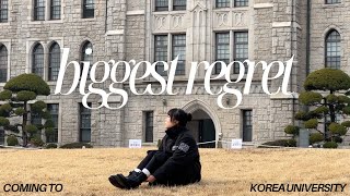 my biggest regret: coming to Korea University 고려대학교 🇰🇷🐯