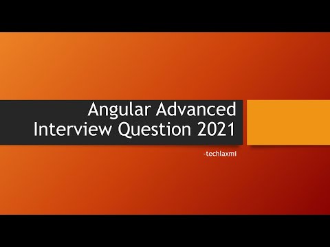 Angular latest  Interview questions & answers   | Part-2 | for Intermediate, professional 2021 |