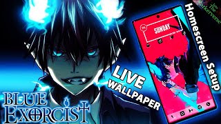 Rin Okumura - Blue Exorcist - Live Wallpaper & Android Setup - Custom Homescreen Setup - EP161 screenshot 2