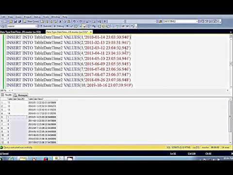SQL Server Data Type Part 16 - DateTime2 (Telugu)