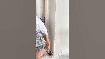 #Scrape putty#Scrape white#Painter#Plastering the walls and applying putty#Scrape the arc