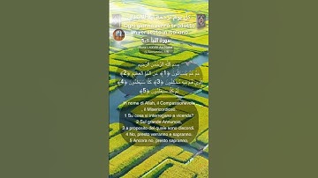 كل يوم ترجمة آية للايطالي سورة النبأ 5:1