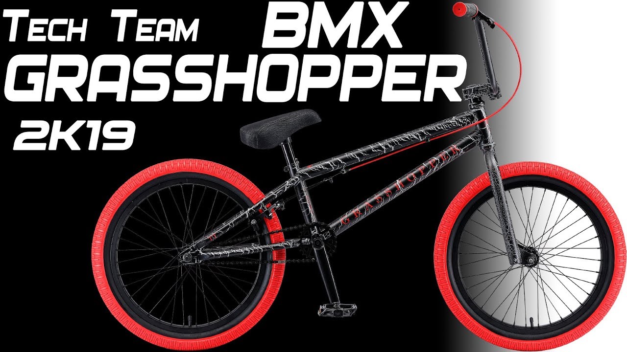 Tech Team GRASSHOPPER 2019 BMX велосипед обзор характеристики - YouTube
