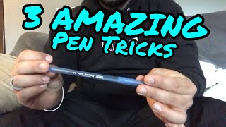 3 AMAZING Pen Tricks Revealed!