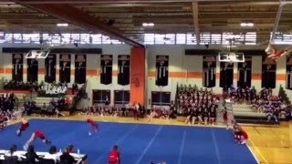 Chenango Valley Varsity Cheer Winter STAC 2016