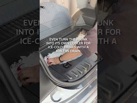 Packing the Mega Power Frunk in F-150® Lightning® for an Outdoor Adventure