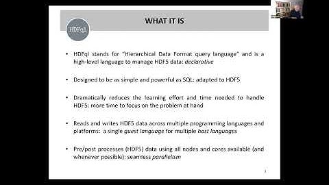 HDFql–the easy way to manage HDF5 data - Rick (Mr. HDFql), The HDFql Project & Gerd Heber, HDF Group