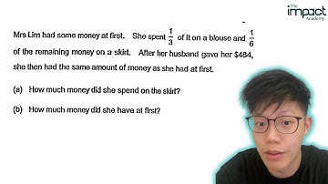 P6 Fractions - Remainder Concept | DO IT WITH ME