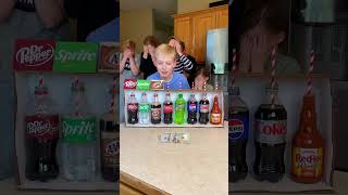 Hot Sauce Soda Guessing Game! #shorts #games #challenge #prank screenshot 4