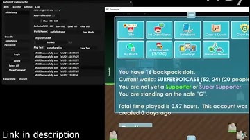 GROWTOPIA TRAINER V4.18 | AUTOFARM | +50 HACKS | SCRIPT INJECTOR|