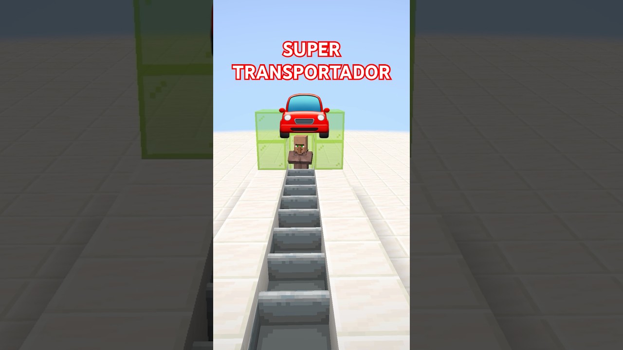 SUPER TRANSPORTADOR de mobs en Minecraft