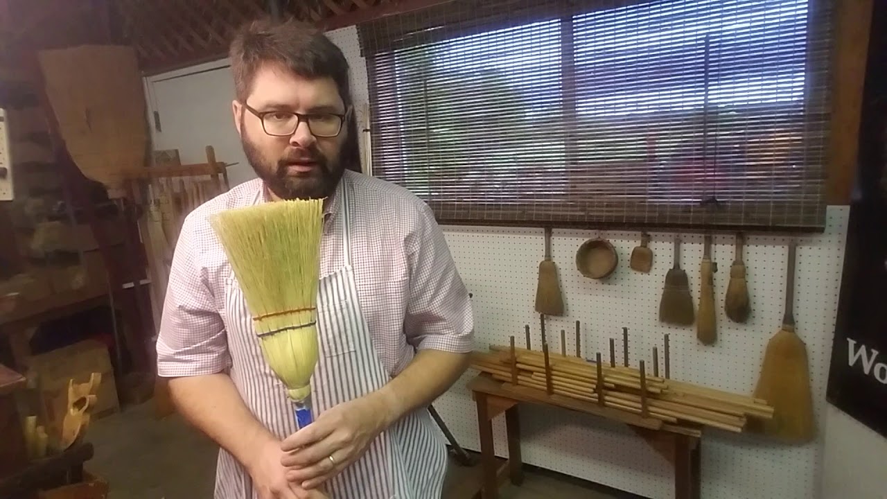 Broom making in the Amana Colonies, Iowa YouTube