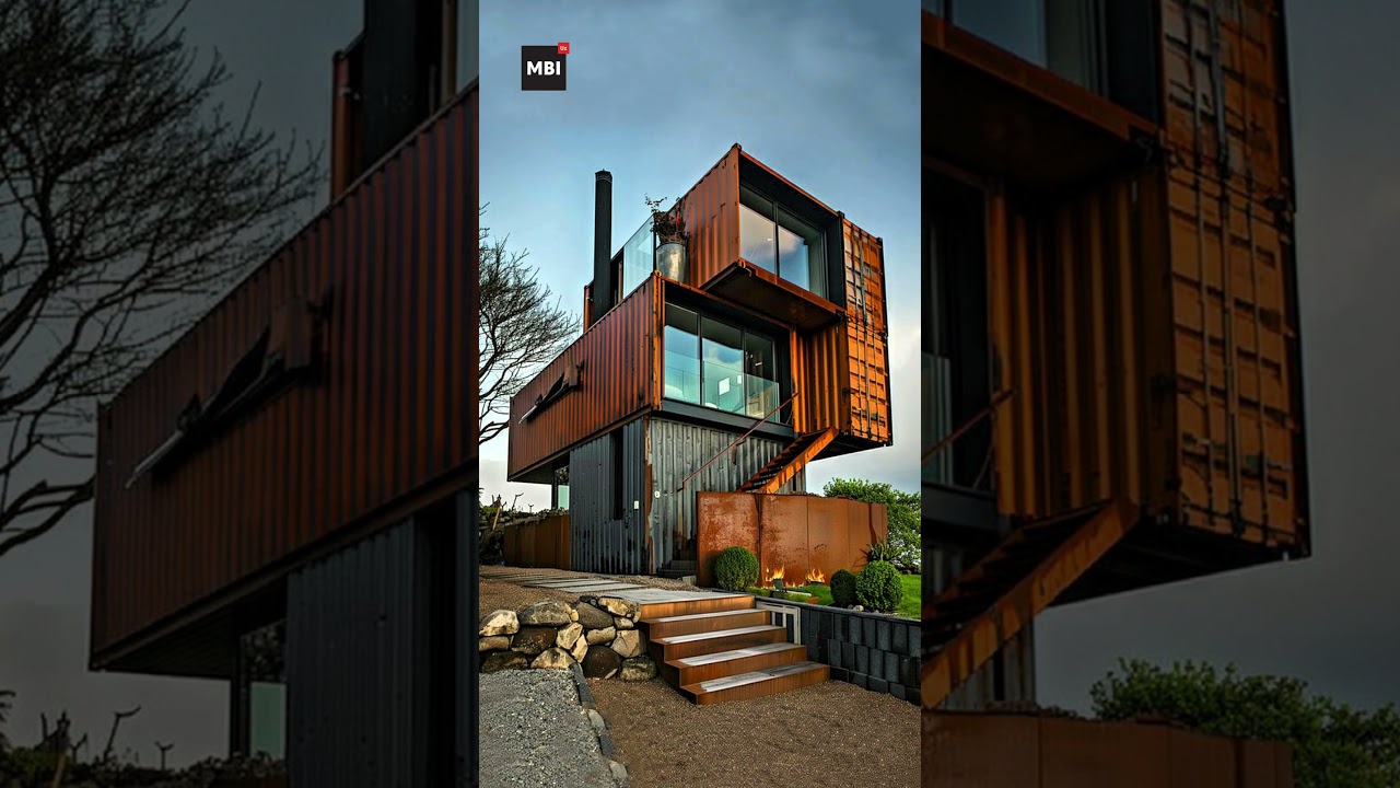 Would You Live Here 🌱  Yellow Eco Container Hom