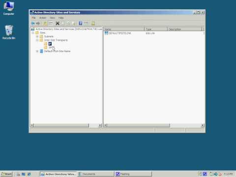 ADSS-Configure all Intersite Transport to Ignore Schedules for IP and SMTP.avi