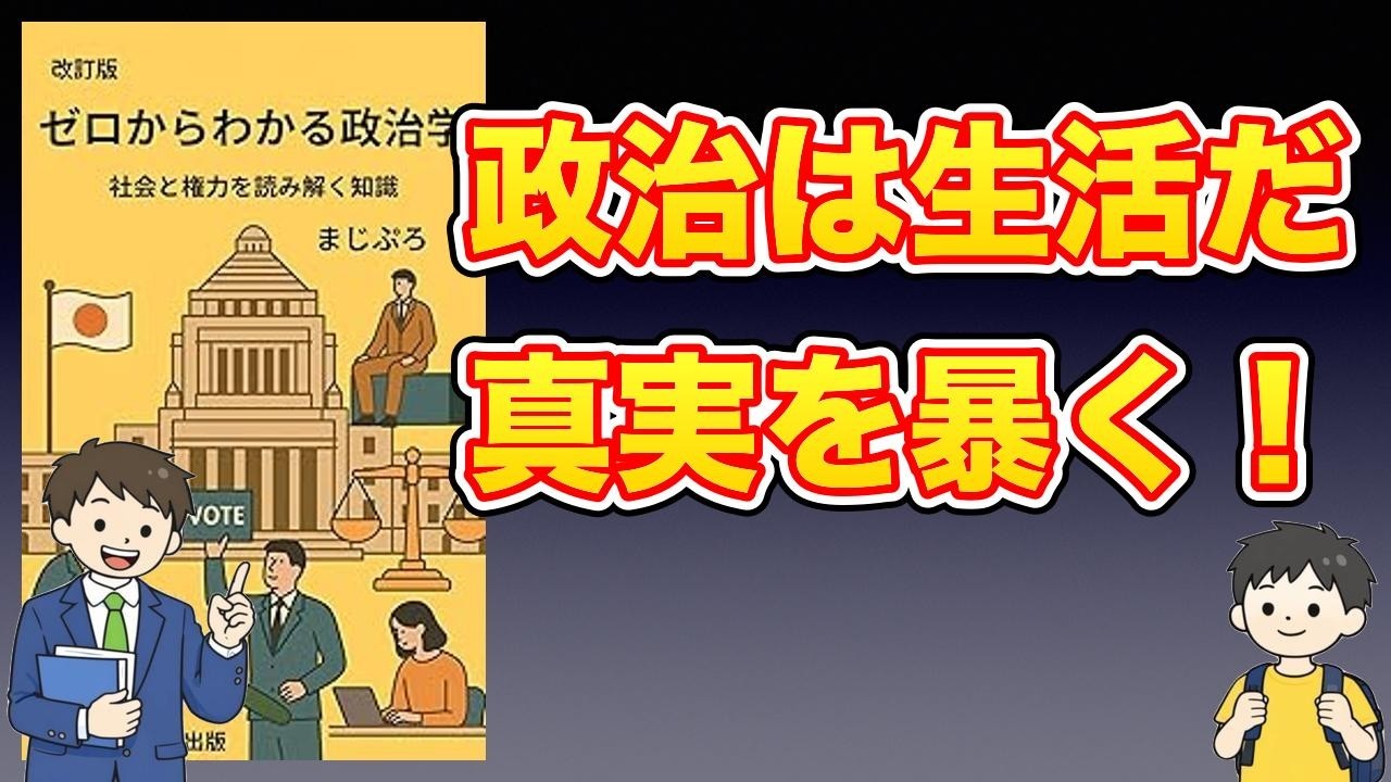 【本紹介】改訂版　ゼロからわかる政治学 社会と権力を読み解く知識 (まじぷろ出版)