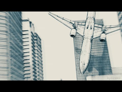 AJIN MANGA plane scene animation