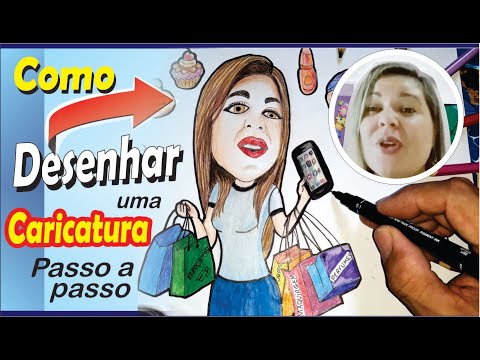 COMO DESENHAR CARICATURA - PASSO A PASSO - HOW TO DRAW A CARICATURE DESENHO ANIME ART CARICATURA
