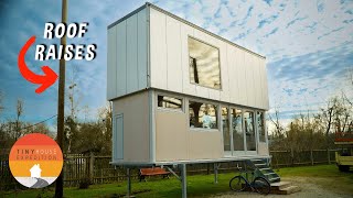 Full 2Story Movable Tiny House w/Lifting Roof  beautiful design!