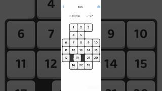 Slide puzzle game Feb 16  #shortviral #puzzlesolving