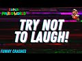 TRY NOT TO LAUGH | Super Mario World FUNNY CRASHES