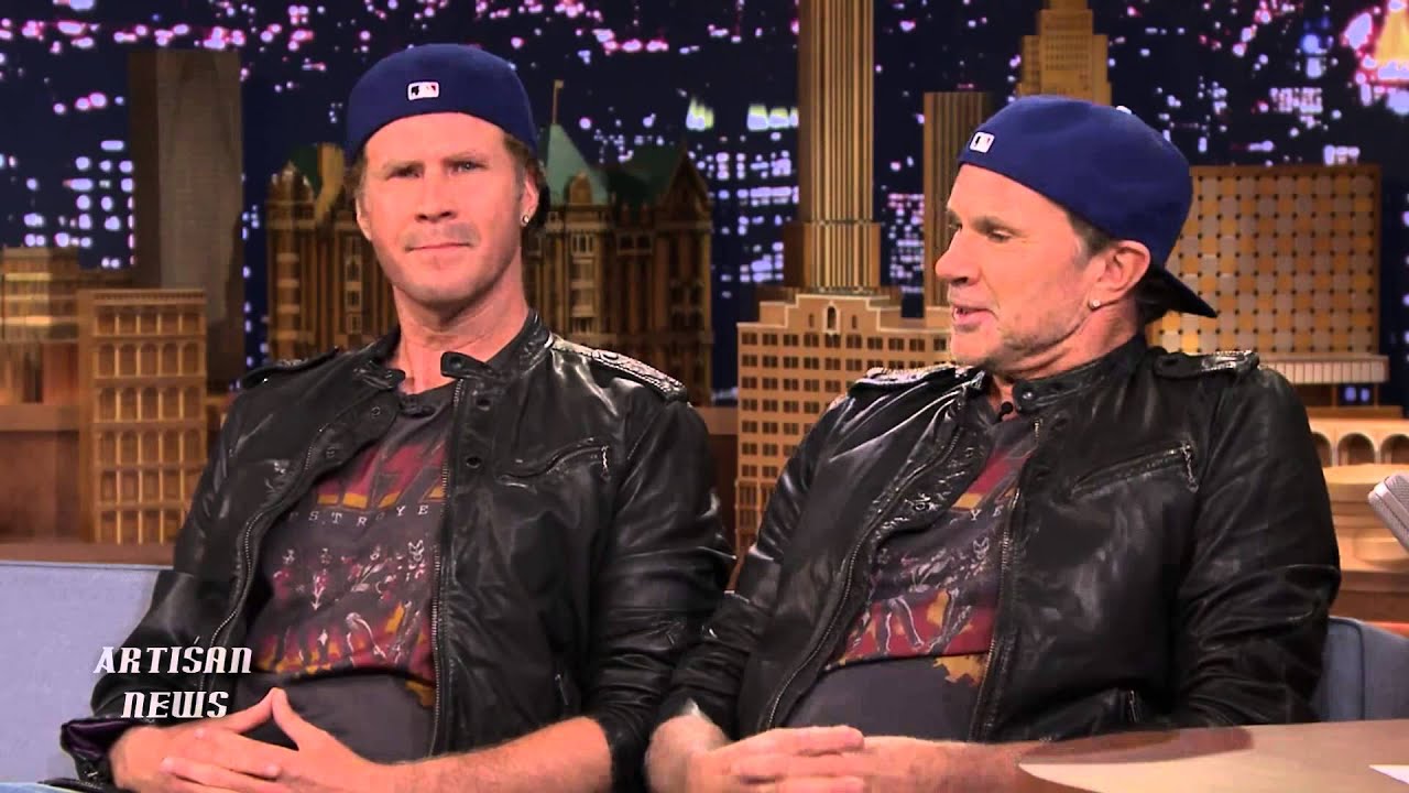 WILL FERRELL BEATS LOOK-ALIKE RED HOT PEPPERS CHAD SMITH IN DRUM OFF - YouTube