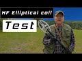 Testing the HF Elliptical coil from XP metal detectors