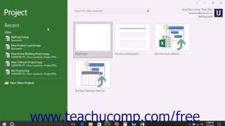 Project 2016 Tutorial Starting Project Microsoft Training