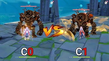 Nilou C0 vs C1 Nilou! How Much is the Difference? Comparison!