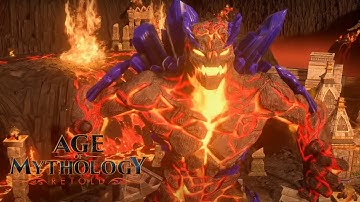 Defeating the Legendary Difficulty AI, Gaia Boom Strategy vs Freyr - Age of Mythology: Retold